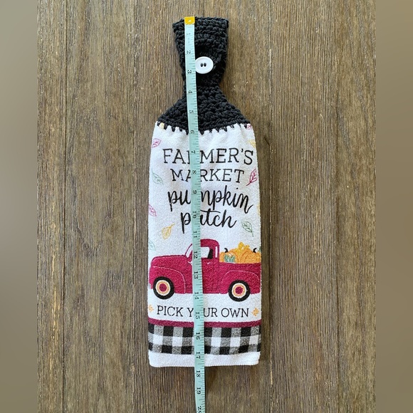 Crochet Top Hanging Kitchen Towel - Picture 7 of 8